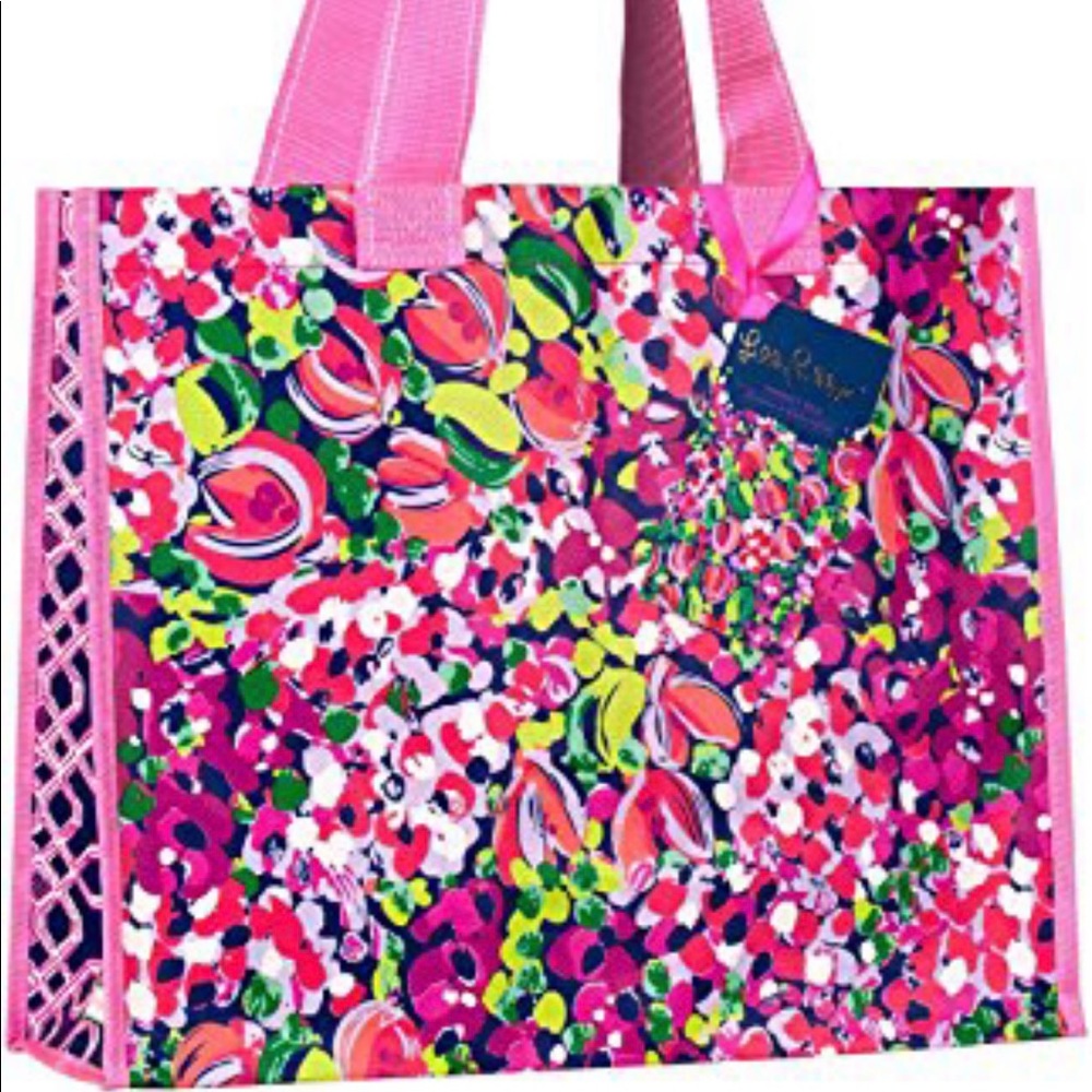 Lilly Pulitzer Market Tote In Wild confetti
